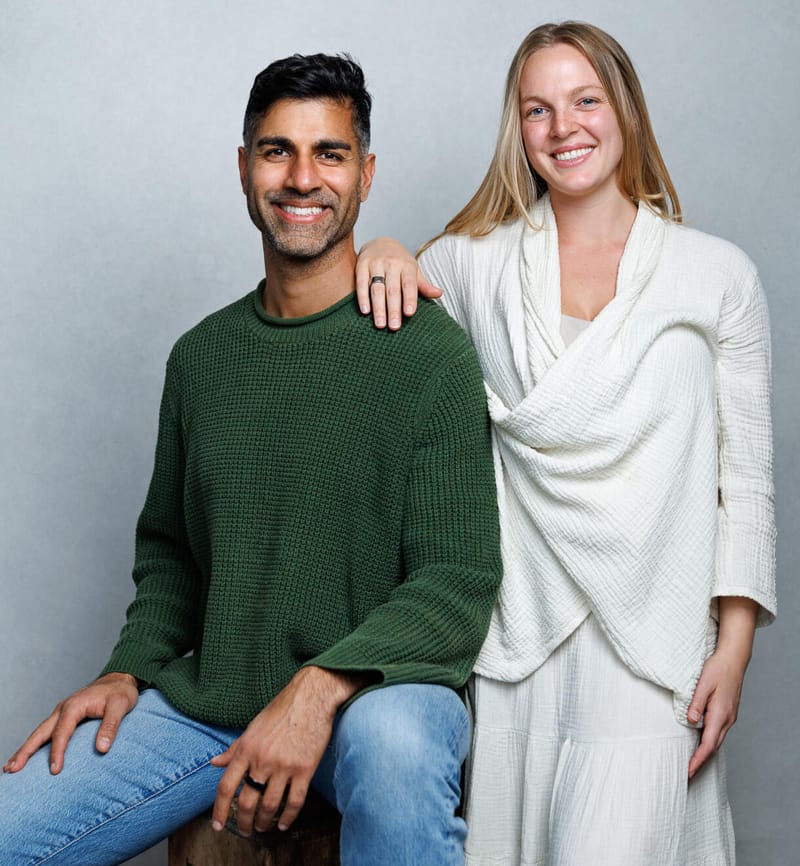Khurram Naik and Emma Larson, co-founders of Freshwater Counsel